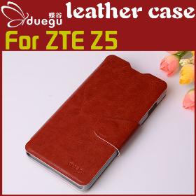 Duegu leather case for ZTE Z5, China post (No track number) ,ZTE Z5 leather case cover hot sale in stock