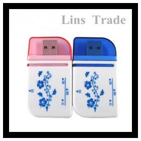 Free shipping New 2PCS/Lot Universal kortlæser USB-interface til TF M2 MS SD hukommelseskort