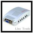 Free shipping New Universal VGA to TV AV RCA signal adapter usb pc to tv video converter ntsc pal switcher #8030