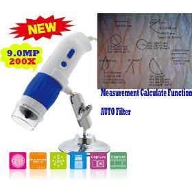OiTEZ 9.0MP 200X USB Digital Microscope Endoscope Magnifier Camera 8LED,Filter Microscope ,Measurement eScope Calculate Function