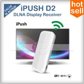 Mele i6 / iPush D2 Wireless DLNA Multi -Media Display Receiver Dongle Miracast Multi-screen Sharing Player til Smartphone tv-boks