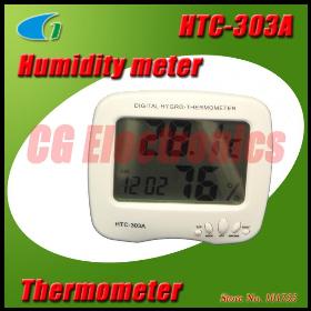 10pcs/lot LCD Digital Temperature Humidity Meter Thermometer -303A with retail box freeshipping wholesale