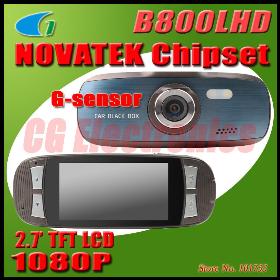 High Quality H.264 B800LHD NOVATEK Chipset 96650 1080P Car DVR 2.7" LCD Recorder Video Dashboard Vehicle Camera w/G-sensor/HDMI