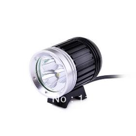 Supertop 3xCree XM-L 3600LM 4-Mode Bike Light/ Headlamp w/18650 Battery Pack-Black+Silver(4x18650)