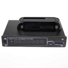 1080P RM/RMVB/AVI/MPEG4 Media Player for 2.5"/3.5" SATA HDD with USB Host and SDHC