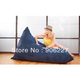 BLEU MARINE Pivot président Bean Bag , canapé pouf intérieur siège paresseux , adultes assis pouf chaise - expédition libre