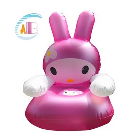 2pcs/lot Whosale Child Inflatable Sofa Chair & Rabbit Cartoon Inflatable Seat For Promotion Free Shipping