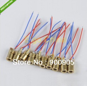 10PCS/Lot Red Laser Diode Module / Head LED 5V Outside diameter = 6MM