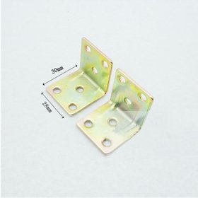 Furniture Fitting Kitchen Cabinet Corner Brackets Furniture Grade Iron Connector Fitting 50Pcs/Pack