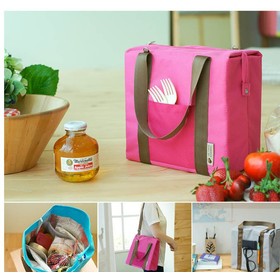 Portable Travel camping Kit 9 L Thermal Insulated Waterproof Tote Shoulder Picnic Cooler Lunch Storage Bag Box