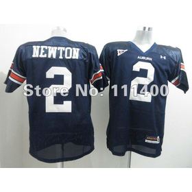 NCAA football jersey,,Embroidery logos,Auburn Tigers #2 Cameron Newton blue white size 48-56 can mix order free shipping