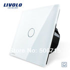 Free Shipping, EU Standard,VL-C701B-11, Door Bell, Crystal Glass Switch Panel, 110~250V Screen Wall Door Bell Switch