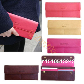 HOT Sale Women's Envelope Clutch Bag Long Purse Wallet Checkbook Leather Wallet Stylish 4 Colors 5226 Z