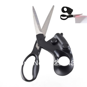 2Pcs/Lot New Funny Professional Sewing Laser Scissors Trimmer Cuts Straight Fast Laser Guided Fabric Scissors Hot Selling