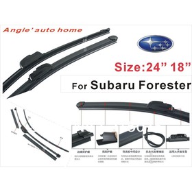 auto voiture pare-brise lame d'essuie-glace pour Subaru Forester , 24 "18" , le caoutchouc naturel voitures d'essuie-glace , voiture accessoires / AUTO SOFT