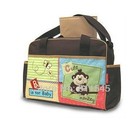  Fisher Price Monkey Bags Multifunctional Nappy Bag Mother 2014 Fashion Handbag Diaper Bag Designer Mom Bags, Free Shipping!