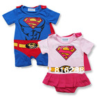 Hot new superman boy girls rompers summer fashion jumpsuit cotton rompers children's clothing short sleeve