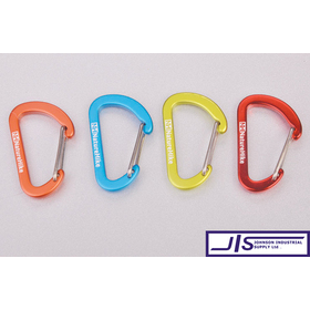 4pcs/lot, High Quality, 4colors 4cm Aluminum Flat Mini Hiking buckle, Hiking Carabiner Hook,Carabiner Keychain