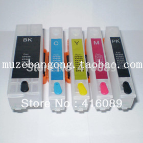 5 color T2621-T2634 Refillable Ink Cartridge for epson xp-600 xp-605 xp-700 xp-800 xp-610 xp-615 xp-710 xp-810 with arc chips