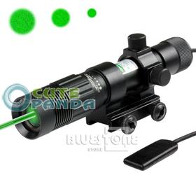 Adjustable Green Laser Sight Designator/Illuminator/Flashlight w/Weaver Mount free shipping