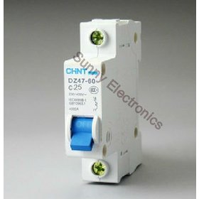 Envío Gratis CHINT DZ47 -60 C25 1P 25A Household Mini disyuntor interruptor del aire 5 PCS