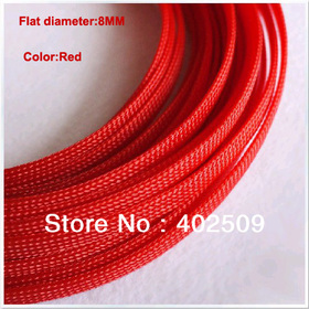 high density 8mm 32feet 10m/lot resistan insulated cable sleeving for 6~12mm cable protection best quality promotion