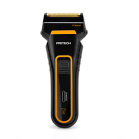 Free shipping Pritech twin head Electric shaver \shaving\ face care for men the yellow color