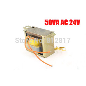 50VA AC 24V Output EI Core Open Frame EI-66 Model Power Transformer