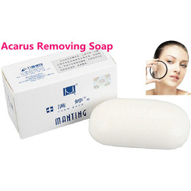 4 pcs MANTING Mites Acarus Acari Bacteria Removing Body Face Skin Oil Control Fresh Clean Soap Acne Care Soap Herbal Ingredient