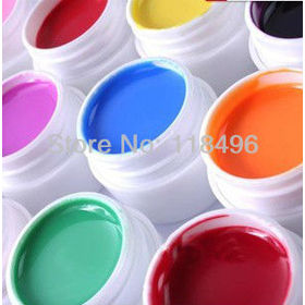 Free Shipping 36 pcs Colors Pure Colour uv gel, Uv gel Set, Builder Gel for nail art