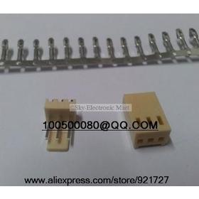 Free shipping 100 pcs KF2510 Connector Kits 2.54mm Pin Header + Terminal + Housing KF2510-3P