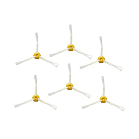 Free Shipping 6 x Side Brush 3-armed for iRobot Roomba 500 600 700 Series 550 560 630 650 760 Vacuum Cleaner Accessories Parts