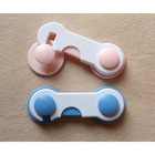 Min Order $20 (mixed order) 2pcs/set Retail Child safety products kitchen cabinet refrigerator multifunctional lock (YD)