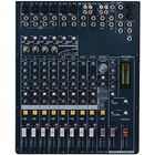 Free shipping by DHL MG124CX 12 2group output build in 16kind echo vocal effect 3band EQ professional audio mixer