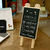 Gratis Levering søde træ Bjørn Mini Blackboard Message Chalkboard Memo Note Board holder Set