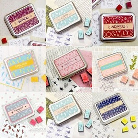 1202 Free shipping cute designs stamp Iron Box DIY stamp DIY funny work promotion gift 1Lot=1Pcs YZ99