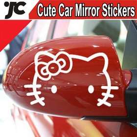 Free Shipping Car Decals Sticker Personalized Rearview Mirror Sticker on Car Stickers