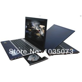 Russian Free Shipping Brand New laptops 15.6 inch gaming laptop Intel D2500 Dual core 2GB 160GB notebook computer DVD-RW HDMI