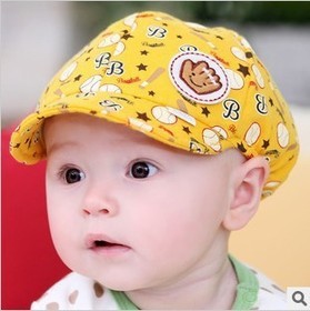 Free shipping 2014 New Style in Spring and Autumn Free Shipping Elastic 42-52cm Unisex Hat Caps 3-24Months #1551
