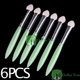 Free shipping: 6 PCS Eye Shadow Makeup Brushes Brush Sponge Applicator Tool wholesale