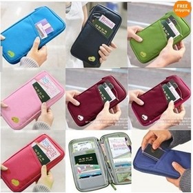 Free shipping New Travel Passport Credit ID Card Cash Holder Organizer Wallet Purse Case Bag