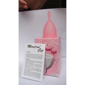 100% Silicone Menstrual Ladies Reusable Cup Feminine Hygiene Vaginal Care Cup Size S Pink