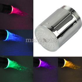 glow led water faucet shower set multicolor led lamp Lighting Light Sink Tap RC- F 04 b11 4586