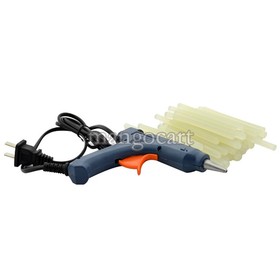 New 50-60Hz 20W Blue Hot Melt Mini Glue Gun + 42 Glue Sticks 110-240V #4 0898