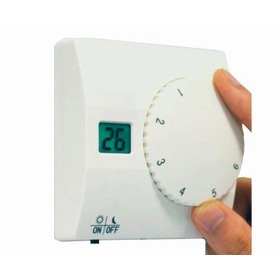 Free Shipping Wireless LCD Display Digital Heating and Cooling Thermostat For Electric/Gas/Water Radiant