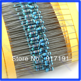 Free Shipping 30 Kind 1/4W Resistance 1% Metal Film Resistor Assorted Kit Each 20 Total 600pcs