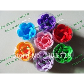 Wholesale Sweet Rose Scent Flower Soap Bath rose soap Petal 1000pcs