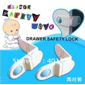Gros enfant infantile Safety Products Soins de bébé Sécurité tiroir Cabinet de verrouillage Verrouillage Meubles verrouillage 10Sset ( 2pcs/set )