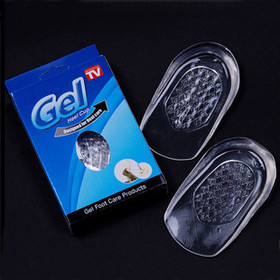 Transparent silica gel heel pad insole heel pad boxed heel pad silica gel invisible insole