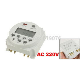 CN101A Digital LCD Power Weekly Programmable Electronic Timer Switch AC 220V 16A